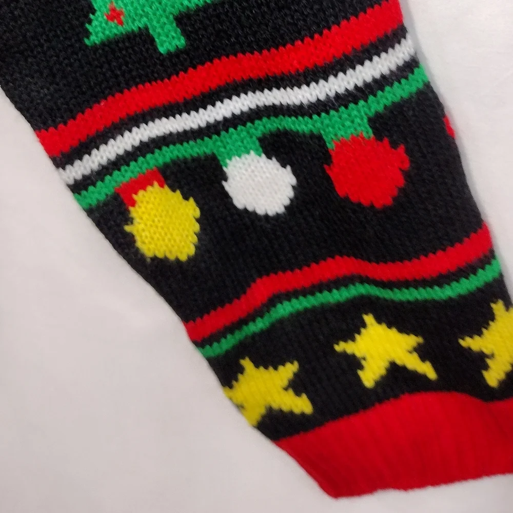 NWT No Boundaries Sequin Blessed Ugly Christmas Sweater Womens 3X Multicolor - Picture 5 of 10